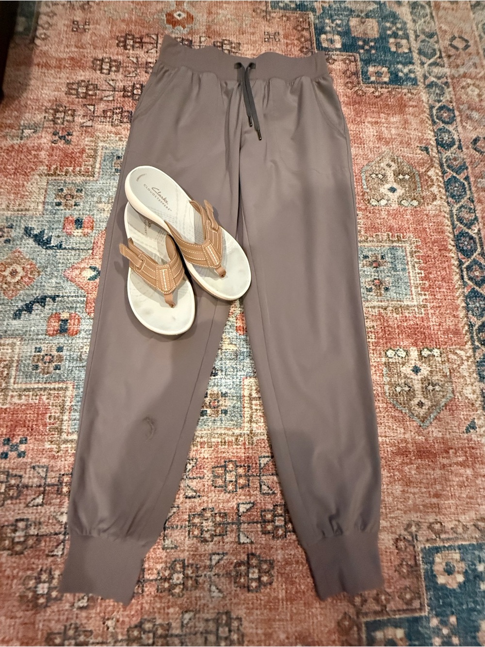 CRZ YOGA Soft Taupe Active Jogger Pants